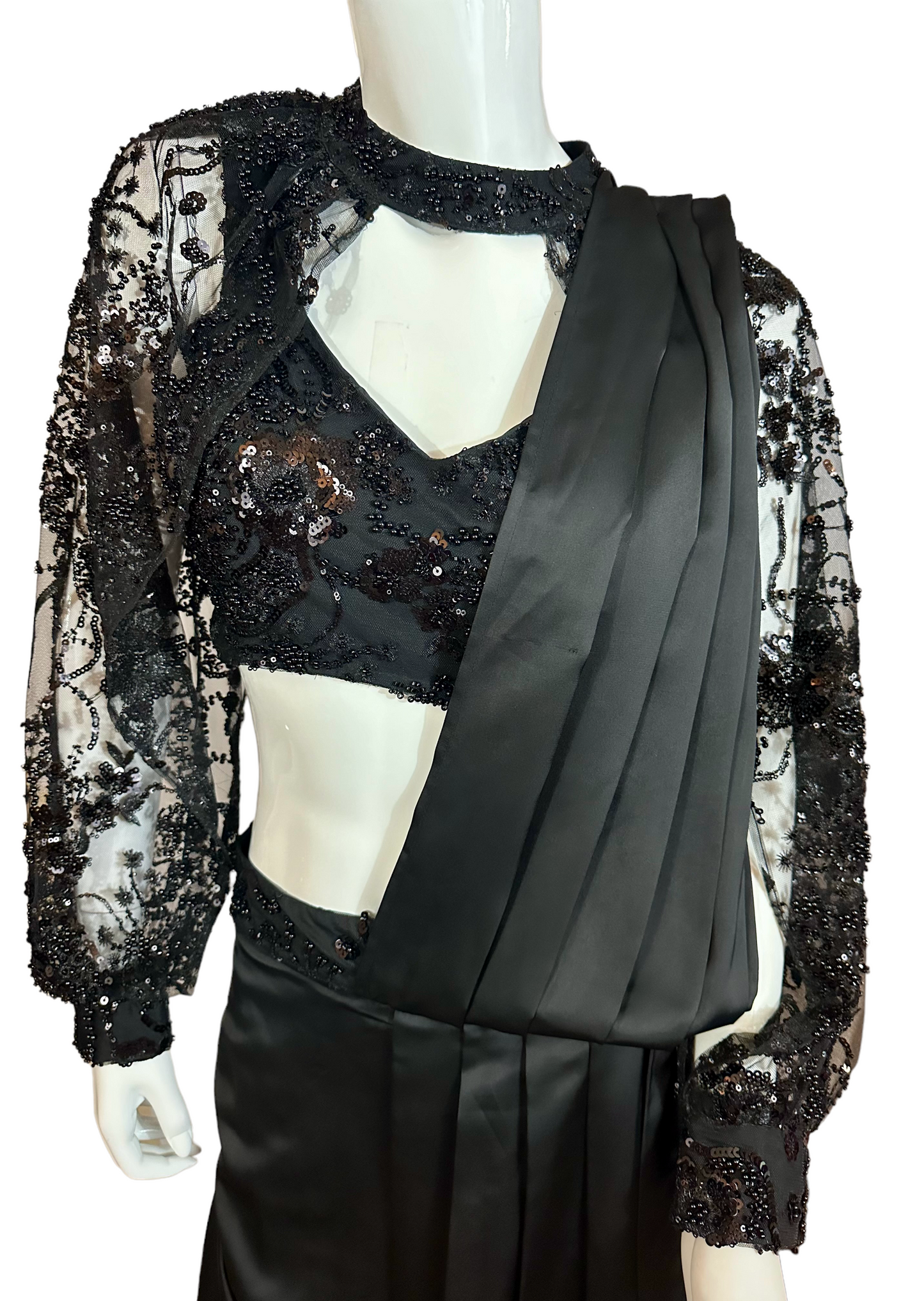 Black fusion drape