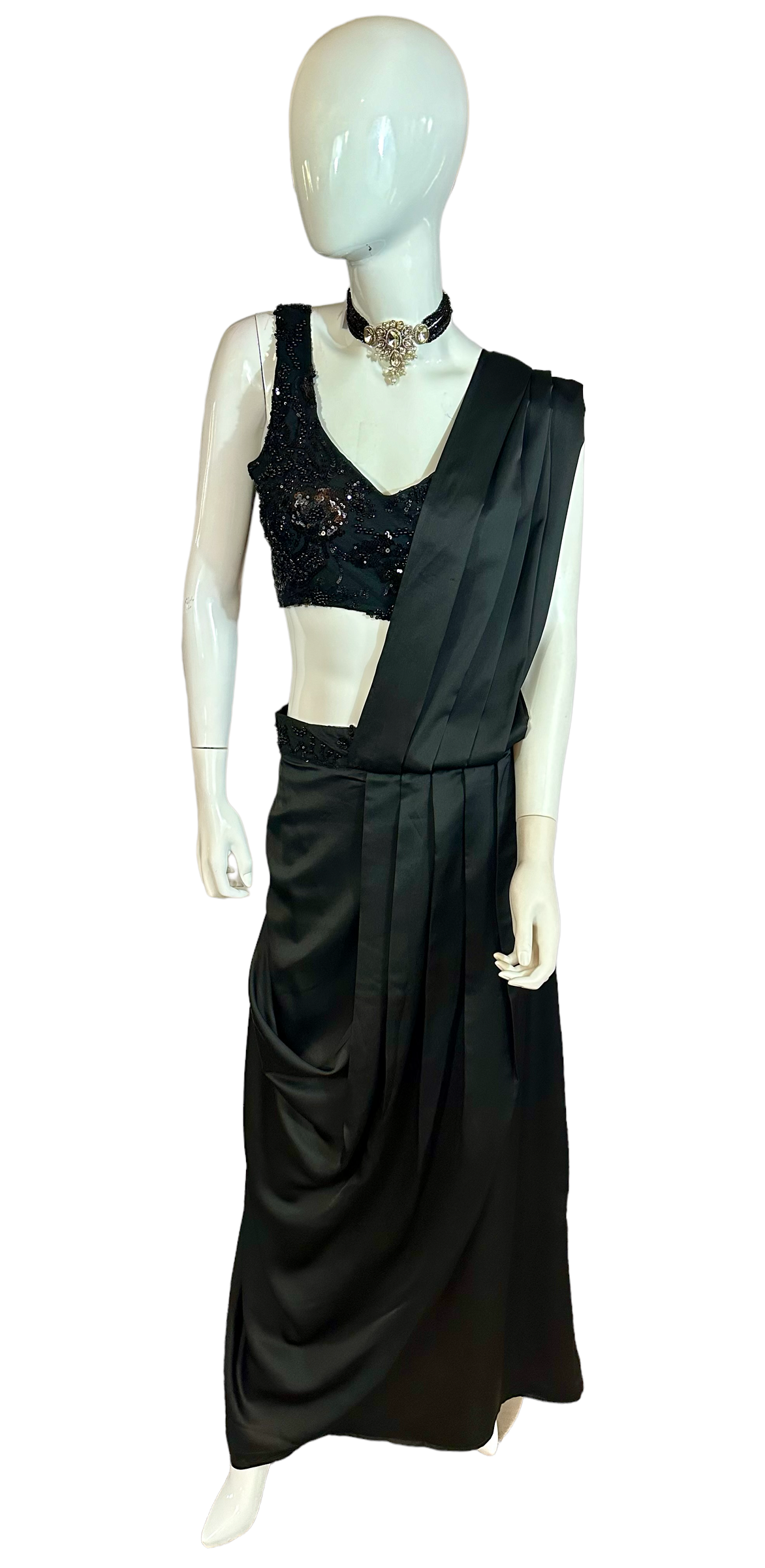 Black fusion drape