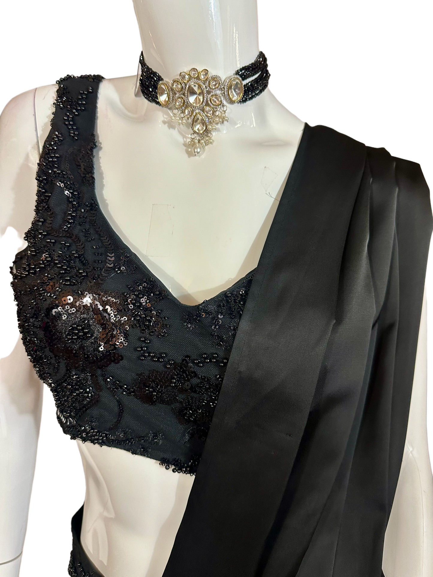 Black fusion drape