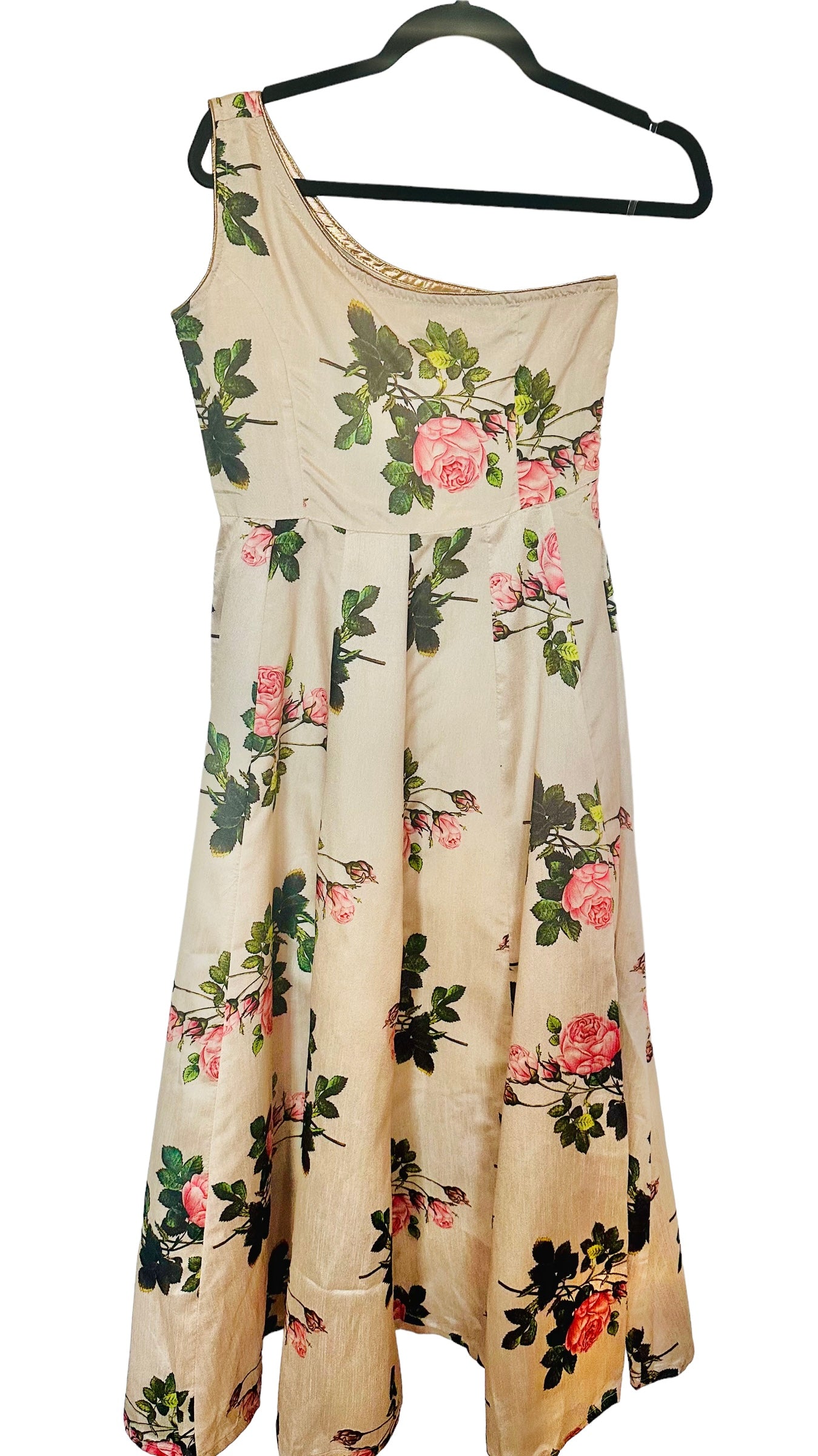 Ivory floral dress