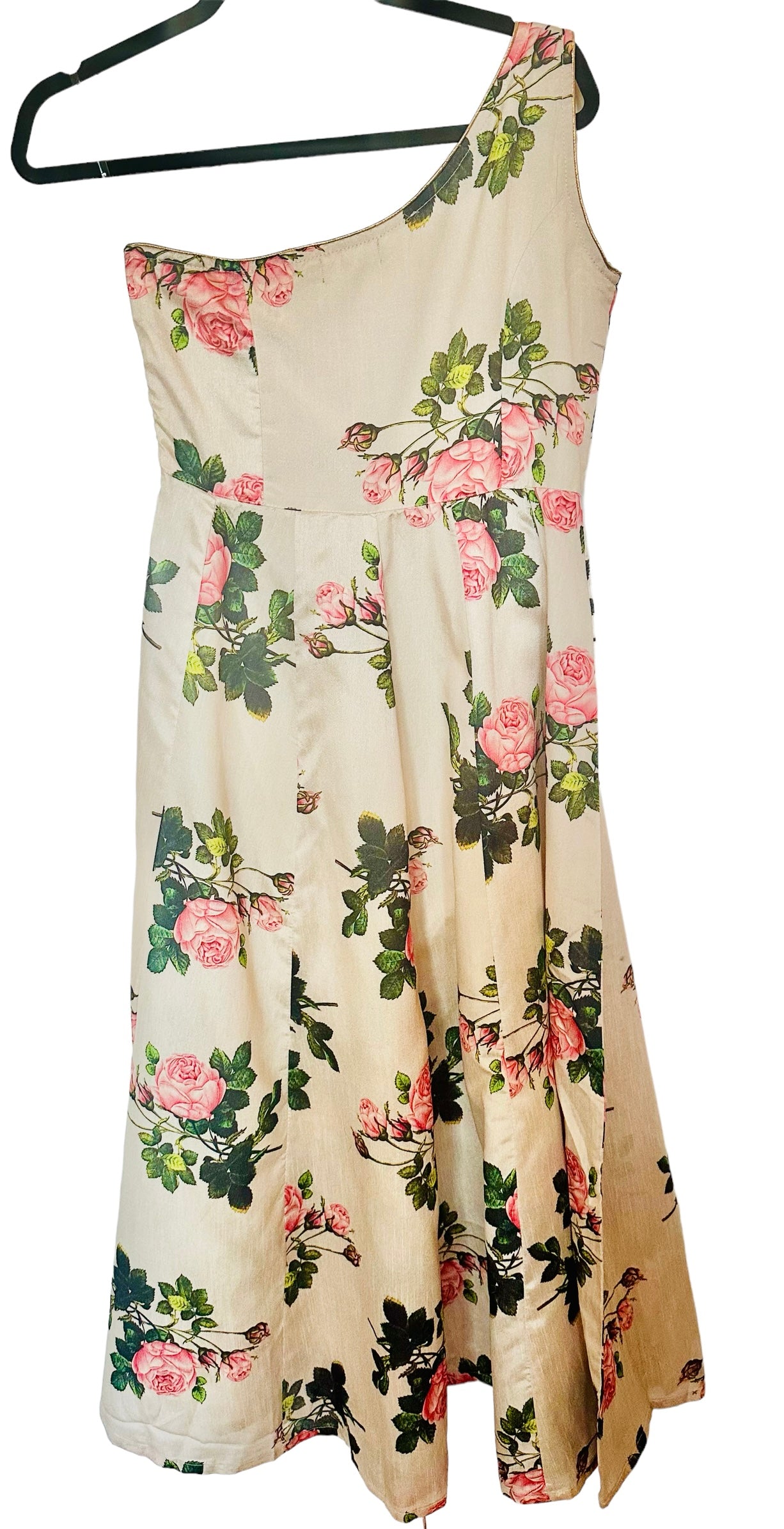 Ivory floral dress