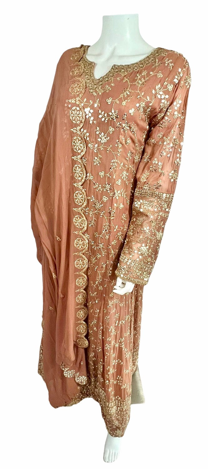 Sequins georgette anarkali