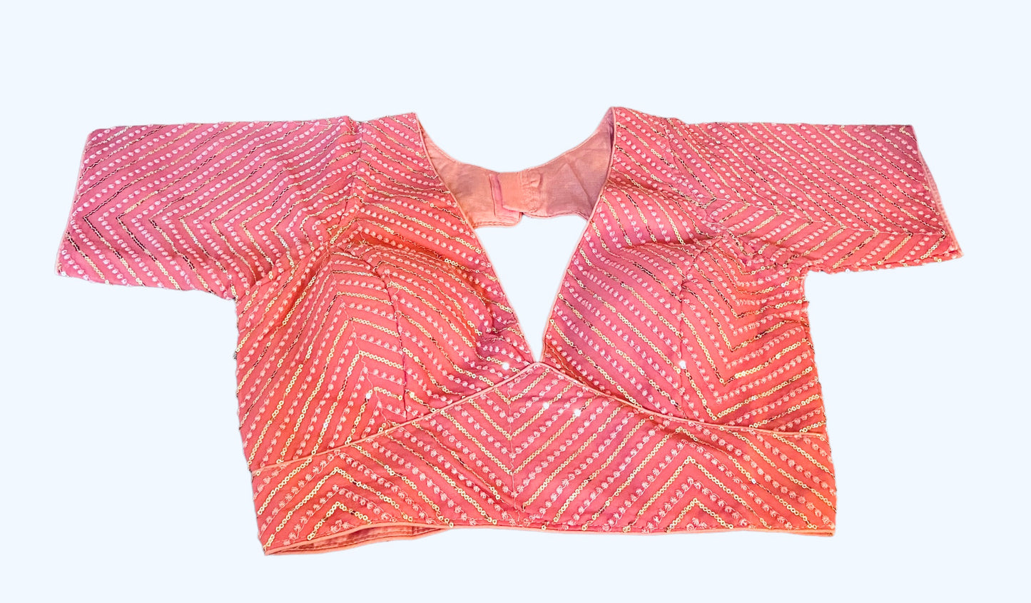 Pink sequins blouse